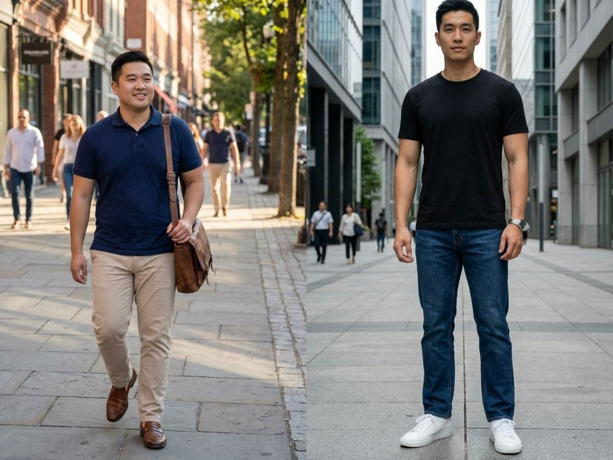 Phối đồ cho nam dáng đầy đặn