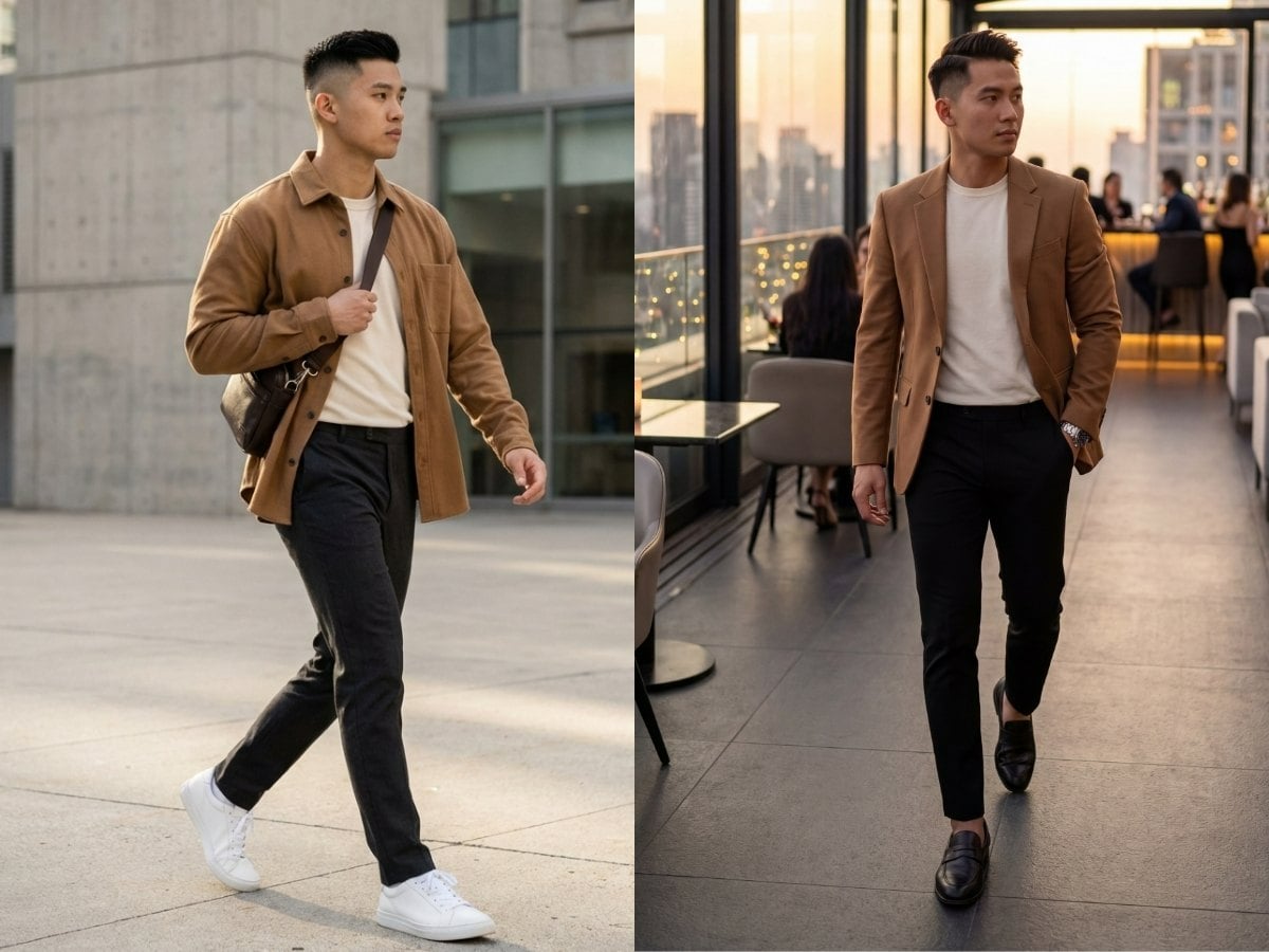 Phối đồ màu nâu Đất mang lại cảm giác bền vững, an toàn