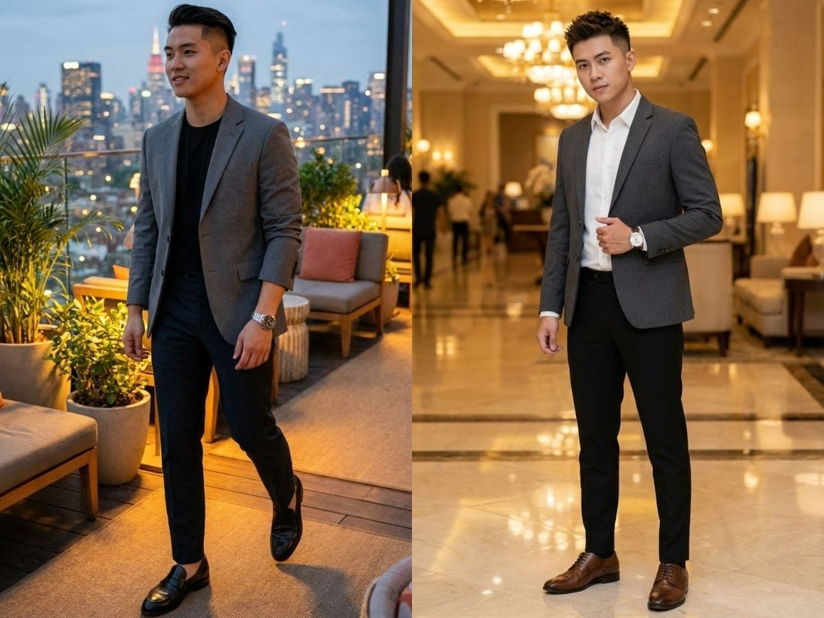 Phối đồ nam dự tiệc trang nhã