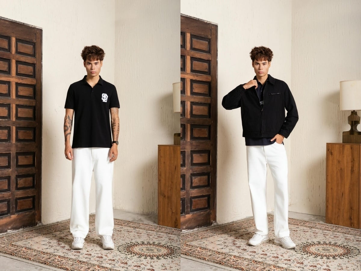 Phối đồ tết với Quần jeans