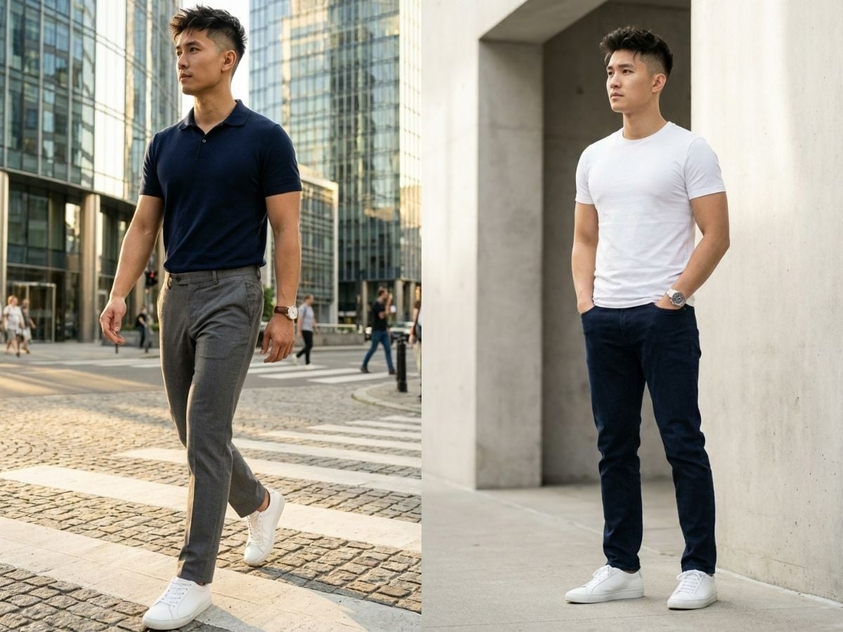 Các phong cách phối đồ thời trang nam phổ biến, đơn giản