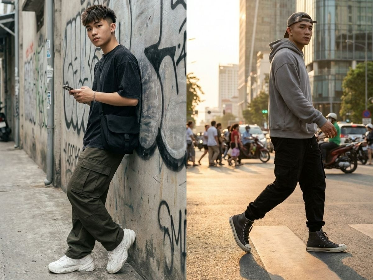 Quần baggy túi hộp (cargo baggy)