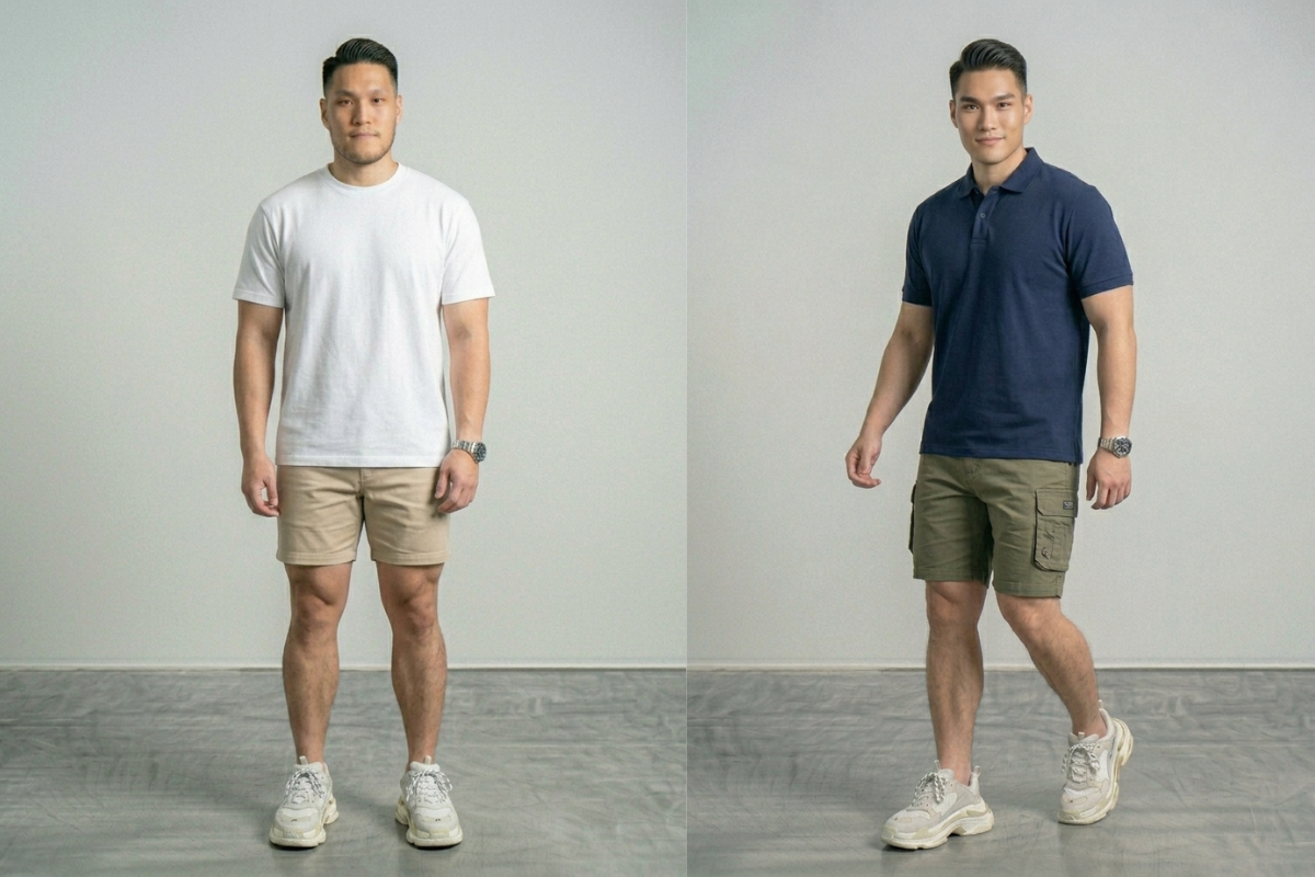 Quần short big size nam