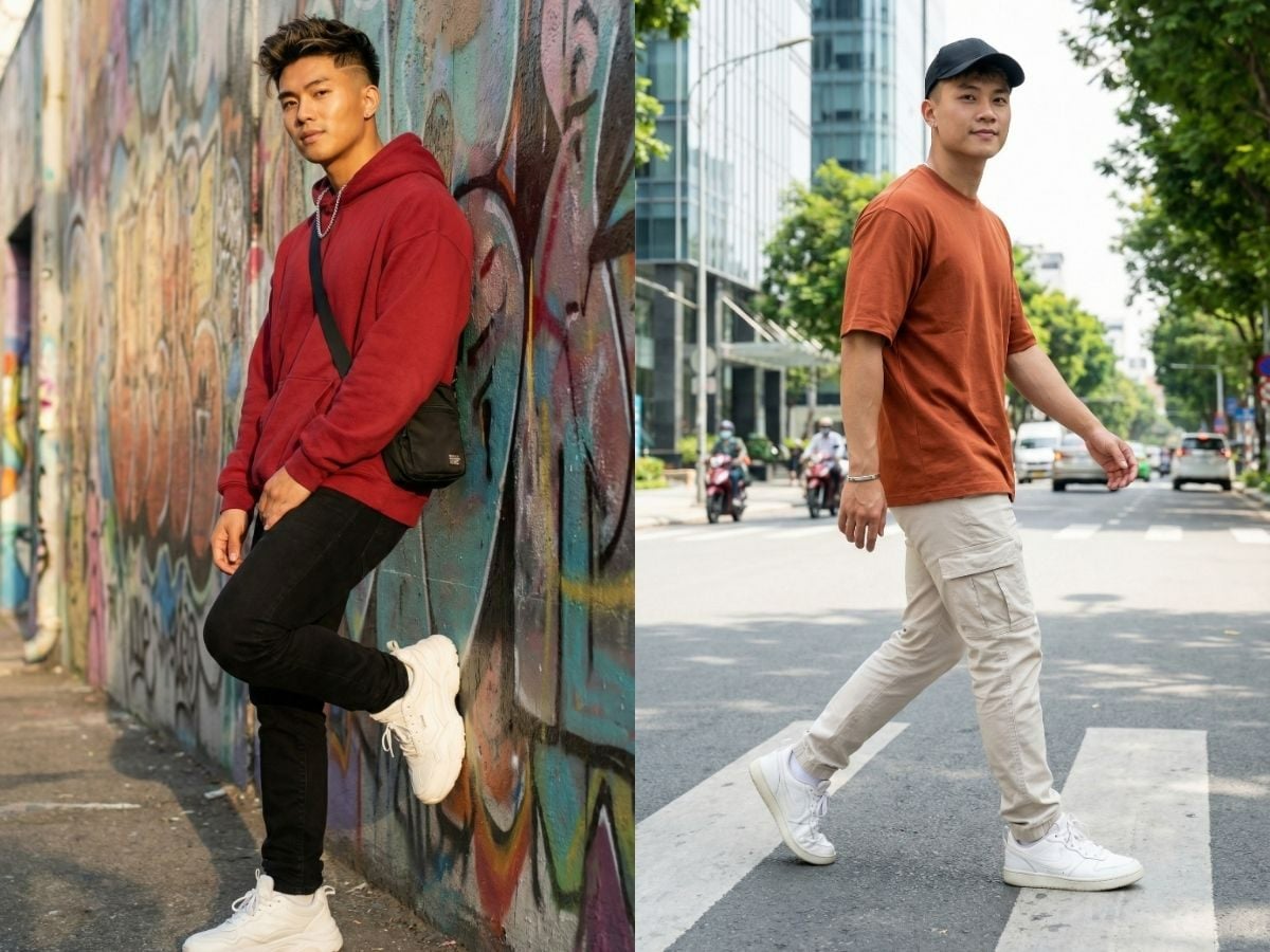 Trang phục streetwear dành cho những chàng trai năng động