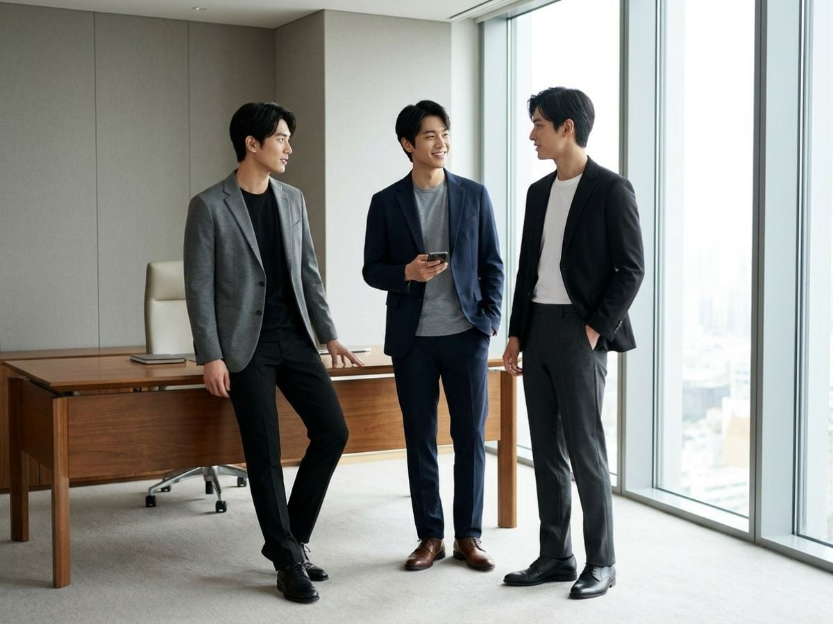 Áo thun basic cùng blazer mỏng cho vẻ trẻ trung