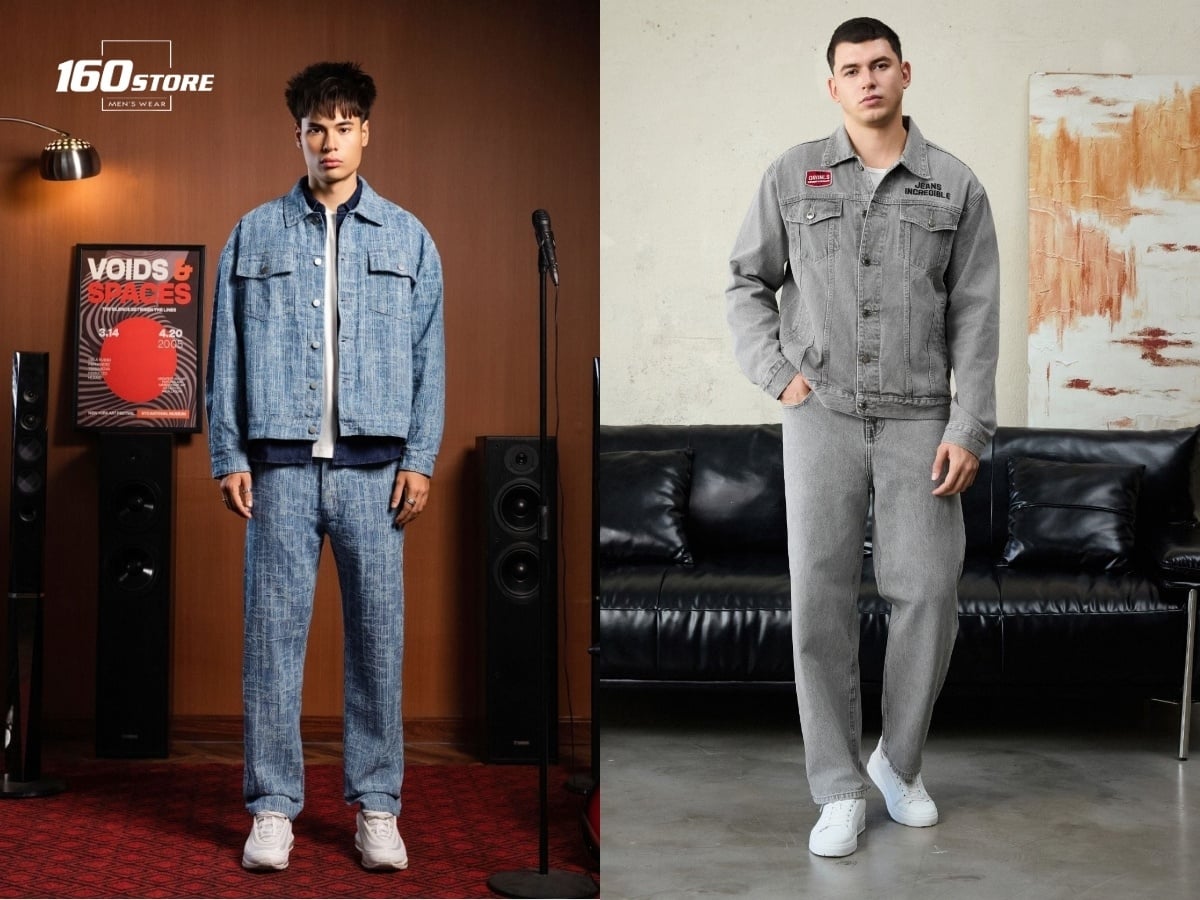 Set đồng bộ áo khoác và quần dễ ghi điểm ngay từ cái nhìn đầu tiên