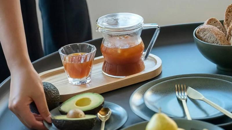 bình thủy tinh cà phê