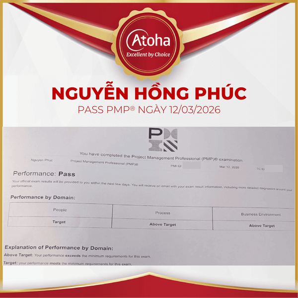 Nguyễn Hồng Phúc pass PMP