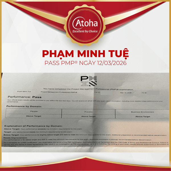 Phạm Minh Tuệ pass PMP