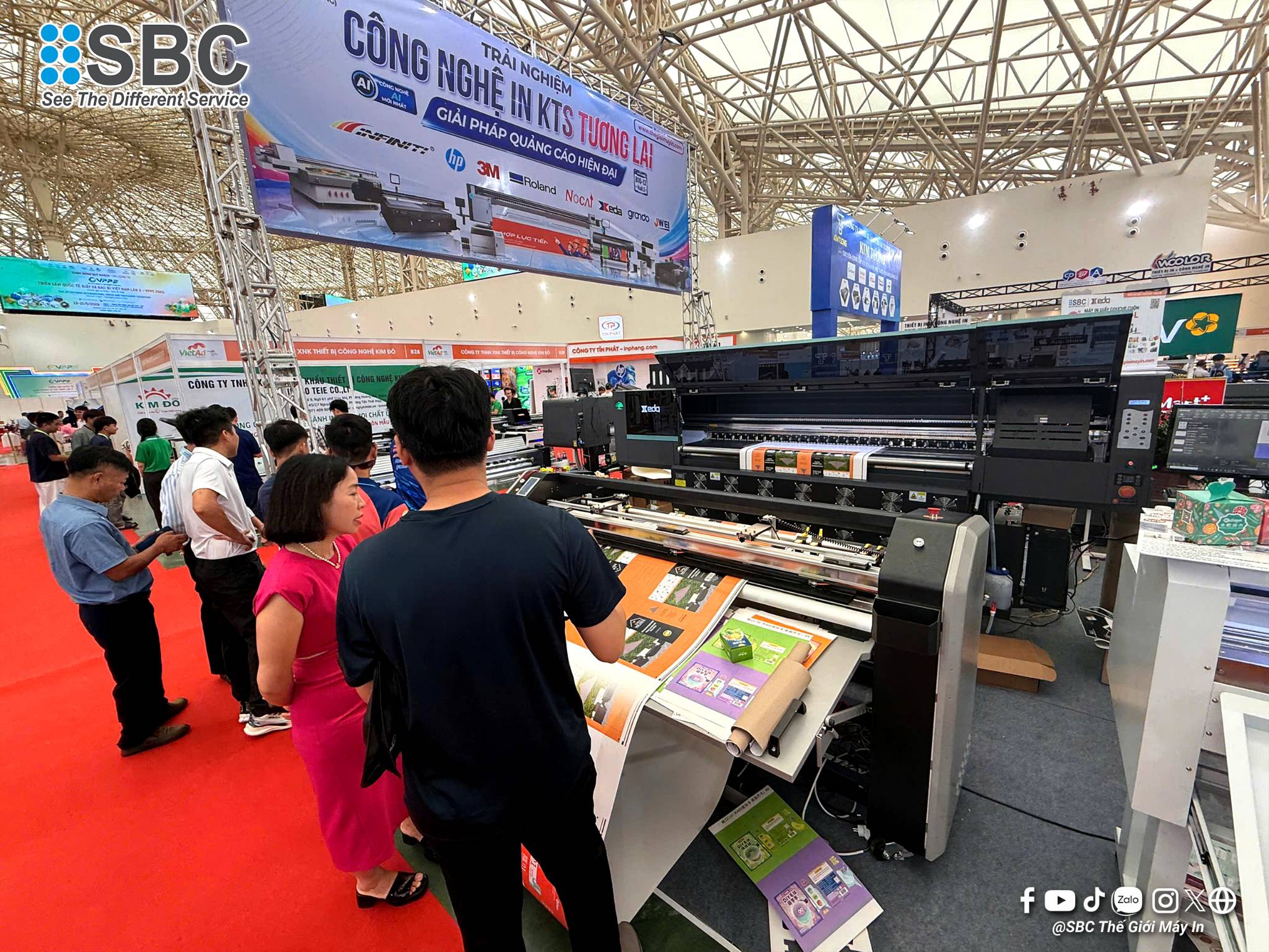 Triễn lãm Vietad gian hàng công ty SBC