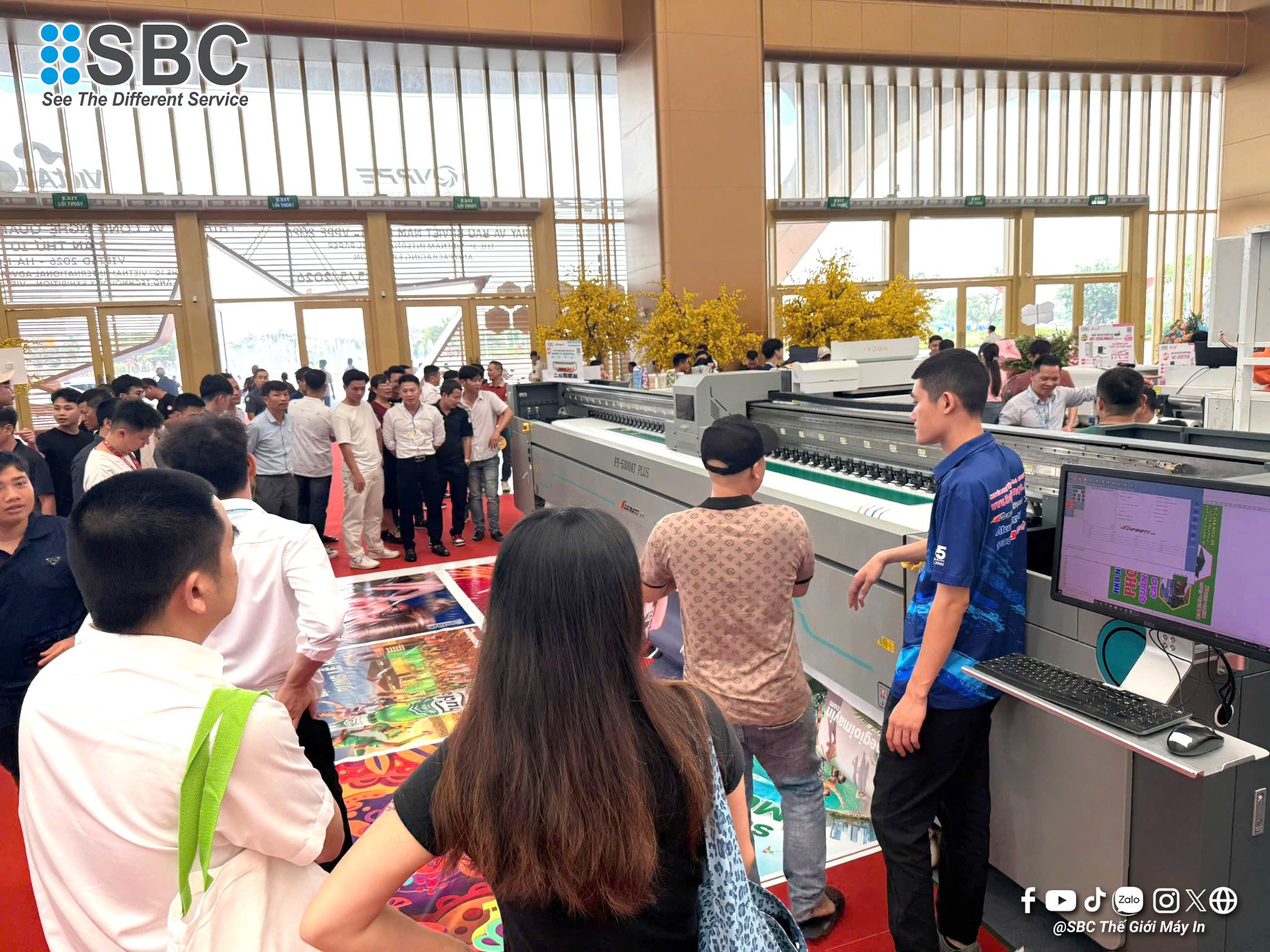 Triễn lãm Vietad gian hàng công ty SBC