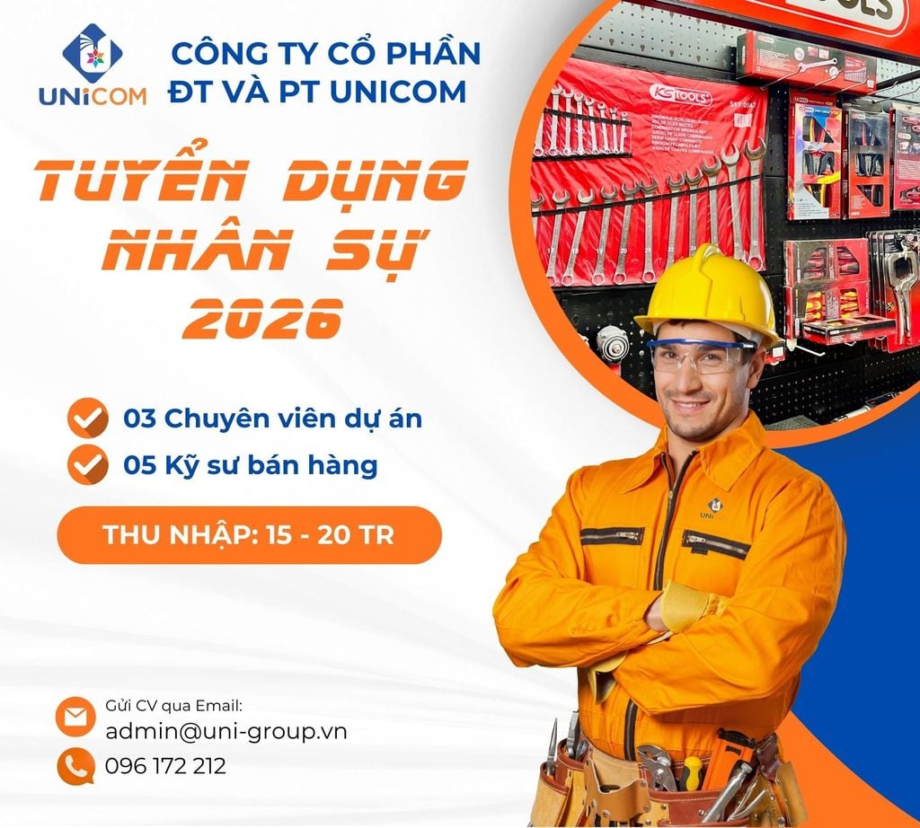 unicom tuyển dụng nhân sự 2026