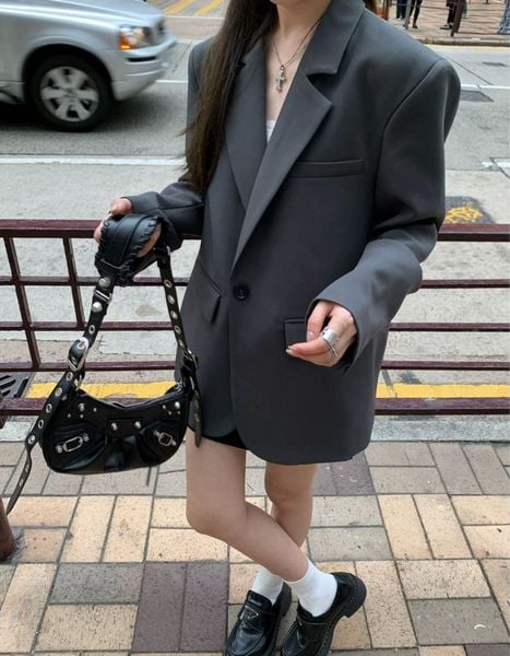 Mix đồ với giày oxford nữ - blazer