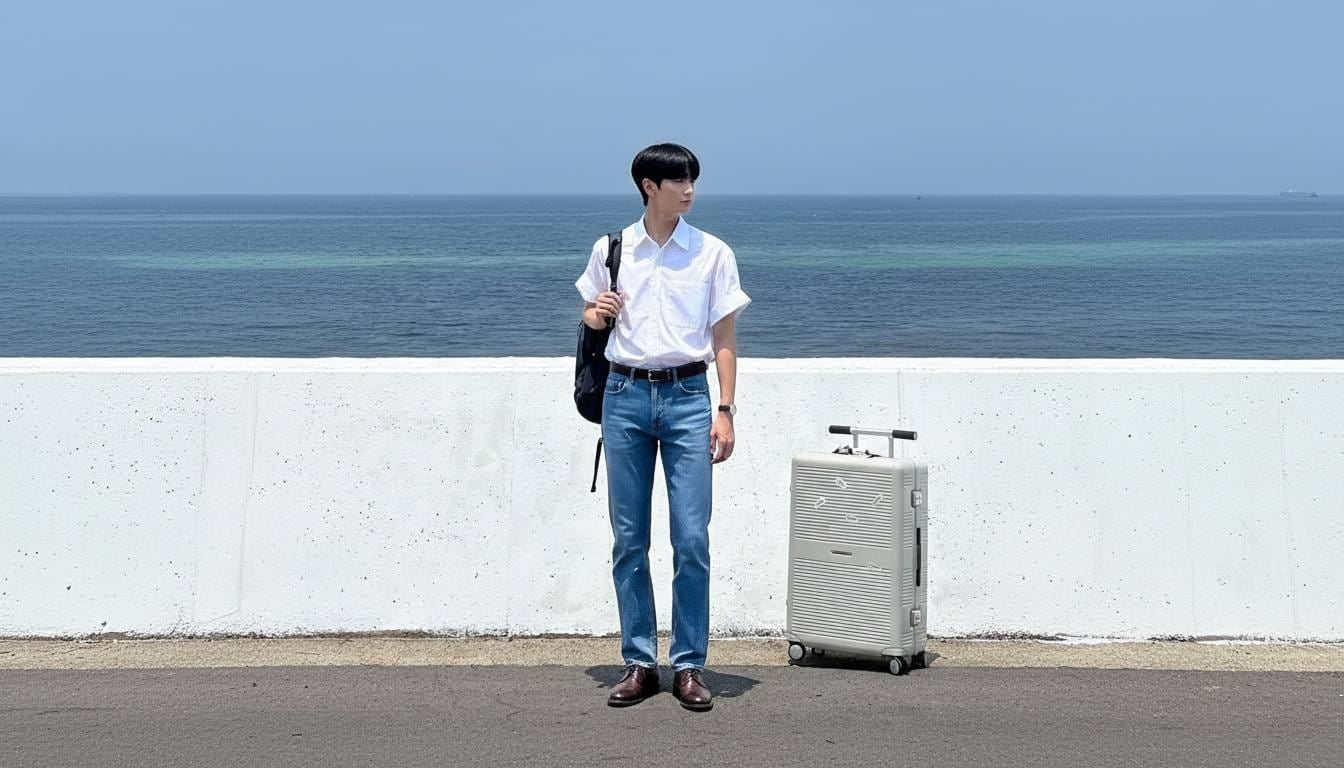 Áo sơ mi phối quần jeans ống đứng gọn gàng và dễ ứng dụng