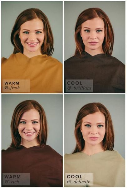 20 cách phối màu quần áo nữ và Chọn màu theo tông da