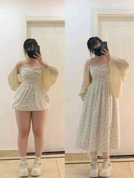 Chubby girl với Váy babydoll