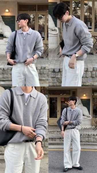 Đồ tết 2026 - smart-casual với giày loafer