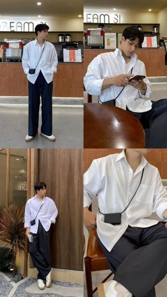 Đồ tết 2026 - sneaker trắng phối outfit trung tính