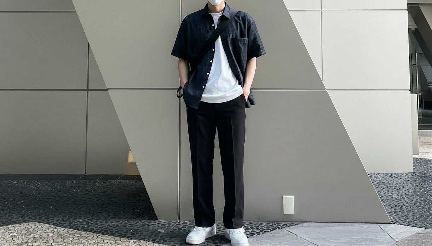 Áo sơ mi phối quần tây thanh lịch và chuyên nghiệp