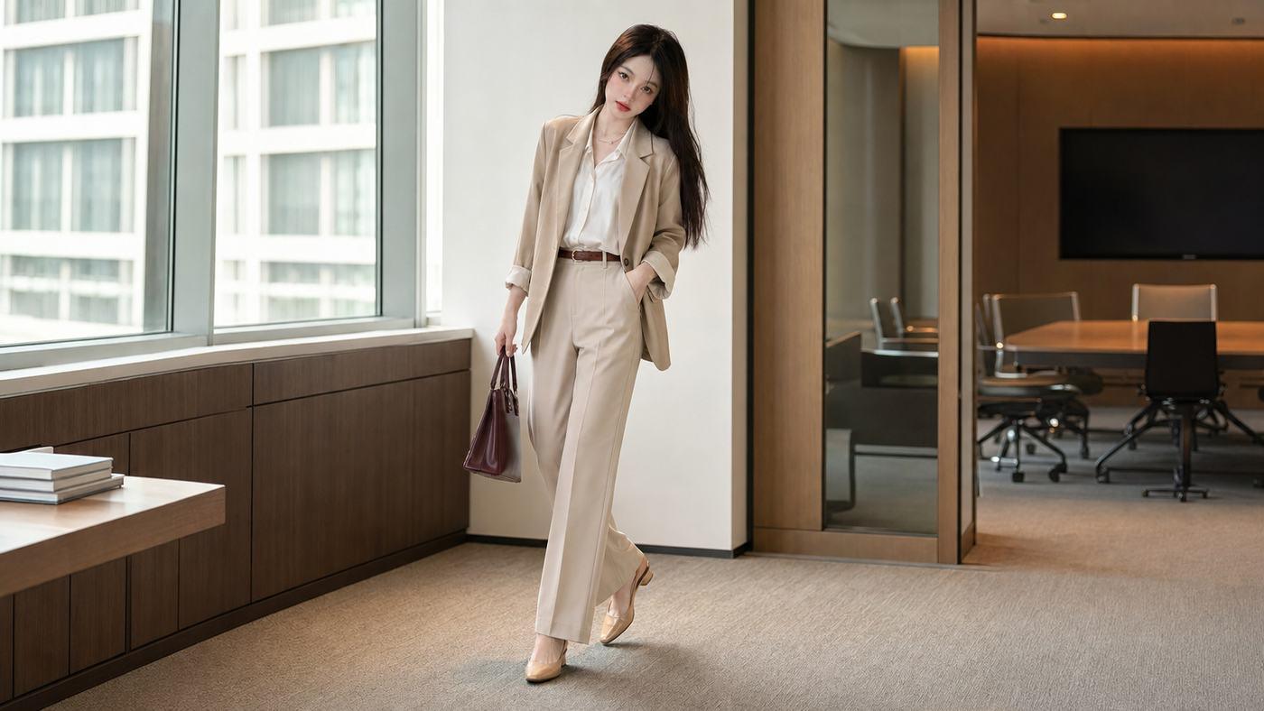 Chọn bảng màu có điểm dừng giúp outfit công sở có gu hơn