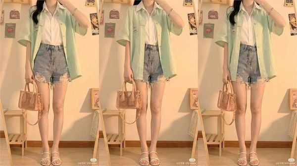 ?o s? mi n? ph?i gile, cardigan, ?o len m?ng ho?c ?o hai d?y theo ki?u layer g?n g?ng