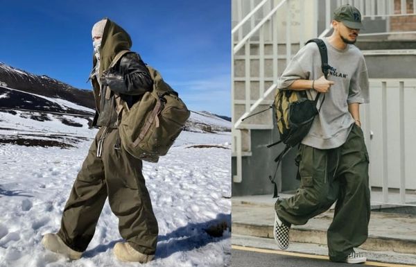 Áo oversized Gorpcore