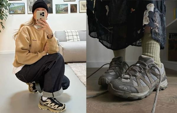 Giày hiking & chunky sneaker Gorpcore