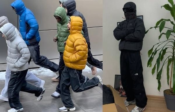 Áo khoác phao Gorpcore