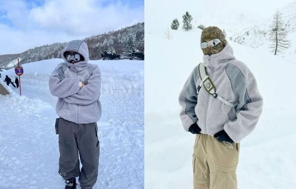 Fleece jacket Gorpcore