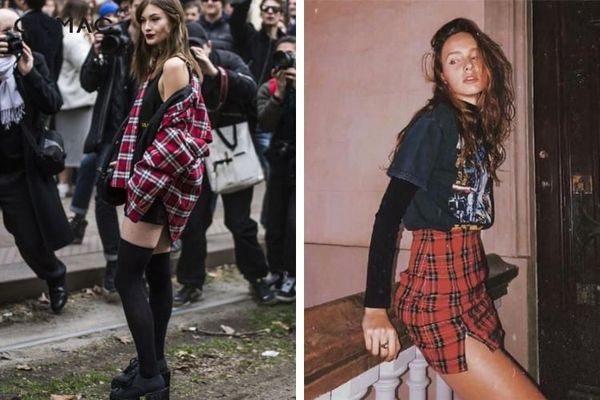 Combat boots bụi bặm trong grunge style