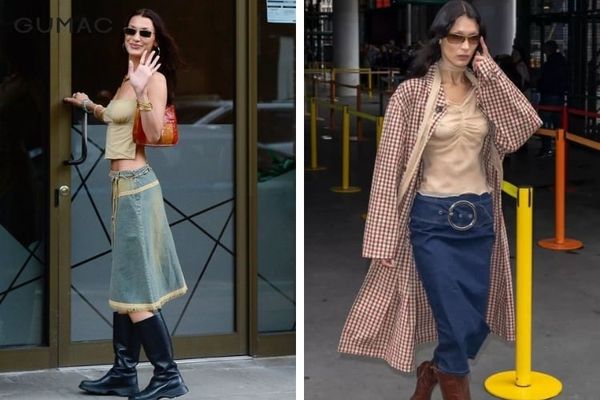 Combat boots bụi bặm trong grunge style