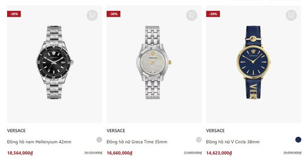Cách check đồng hồ Versace chính hãng - Mua đồng hồ Versace chính hãng tại Maison Online