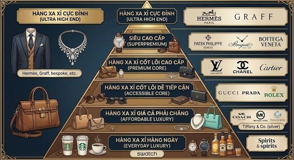 Luxury Brand là gì? Kim tự tháp Luxury của Erwan Rambourg