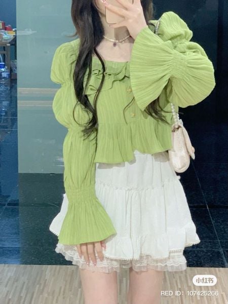 Xanh lá phối theo undertone