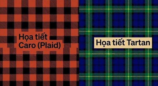 Outfit giáng sinh - Họa tiết Caro (Plaid/Tartan)