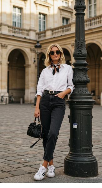 Parisian chic - Áo sơ mi trắng