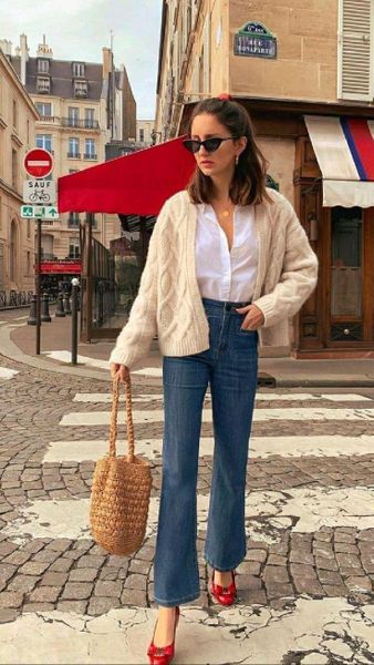 Parisian chic - Cardigan dáng ngắn