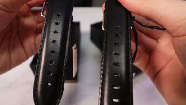 Hàng giả dây mềm oặt ngay từ đầu nhưng bề mặt bóng dại