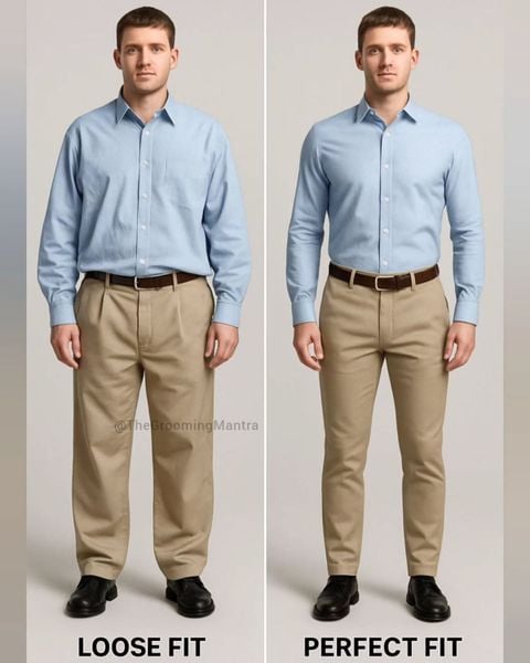 Phối đồ nam với Độ vừa vặn