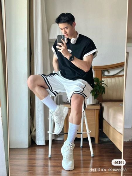 Phối đồ nam theo phong cách Sporty-chic
