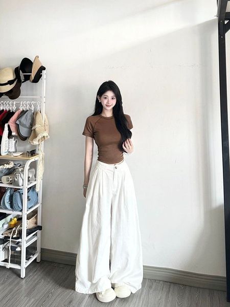 Cách phối đồ với quần ống rộng - Lý giải độ hot