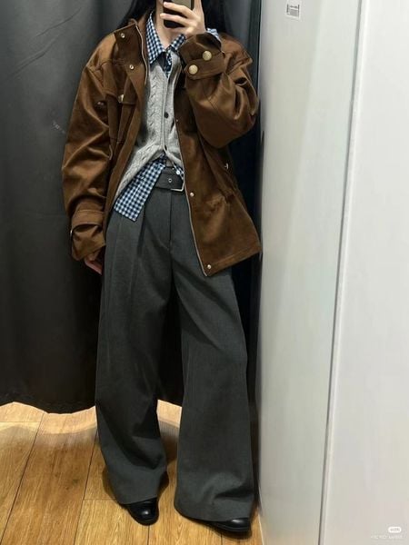 Cách phối đồ với quần ống rộng - Loafer