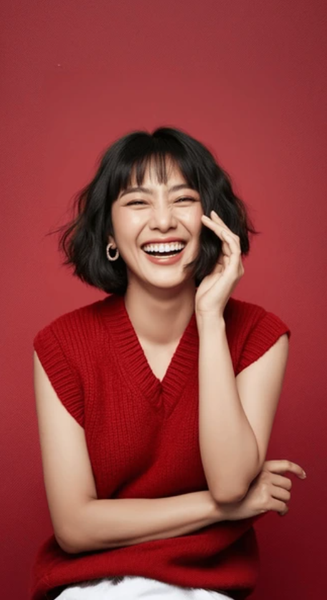 Sắc đỏ với màu da trung tính