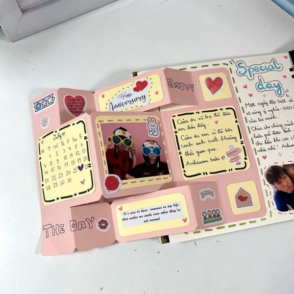 Quà tặng 20/10 scrapbook