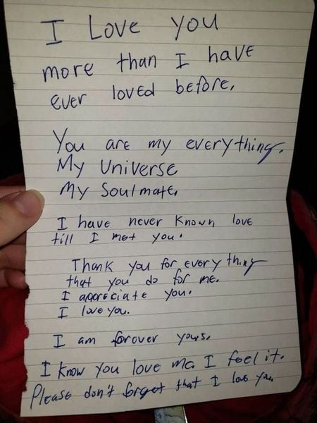 Một lá thư viết tay