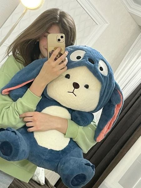 Quà Valentine cho người yêu - Gấu bông size vừa