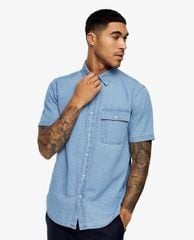 Áo sơ mi nam TOPMAN Classic Fit họa tiết Paisley phom rộng thoải mái, lý tưởng cho phong cách truyền thống, dễ vận động - Maison Online.