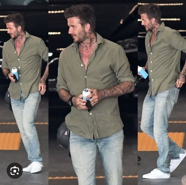 David Beckham với phong cách Smart Casual