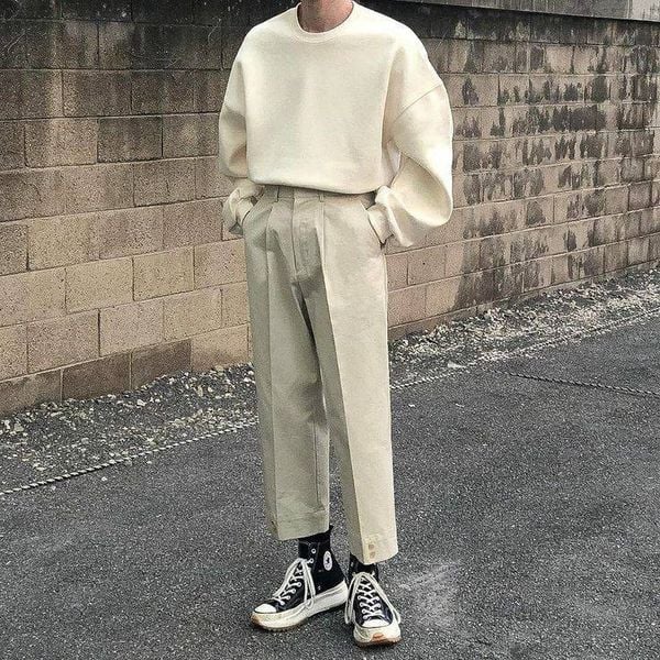 Top giày sneaker tăng chiều cao nam -Phối đồ hack dáng