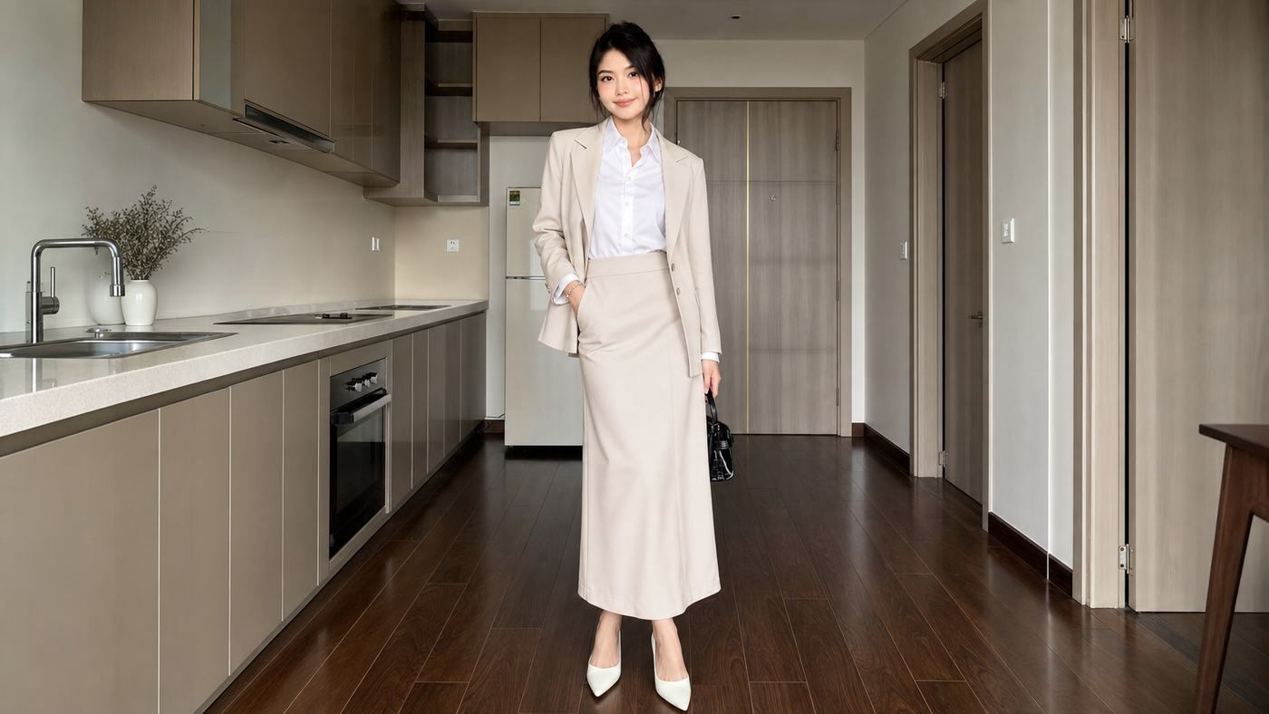 Chất liệu tốt quyết định cảm giác sang hay rẻ của outfit công sở